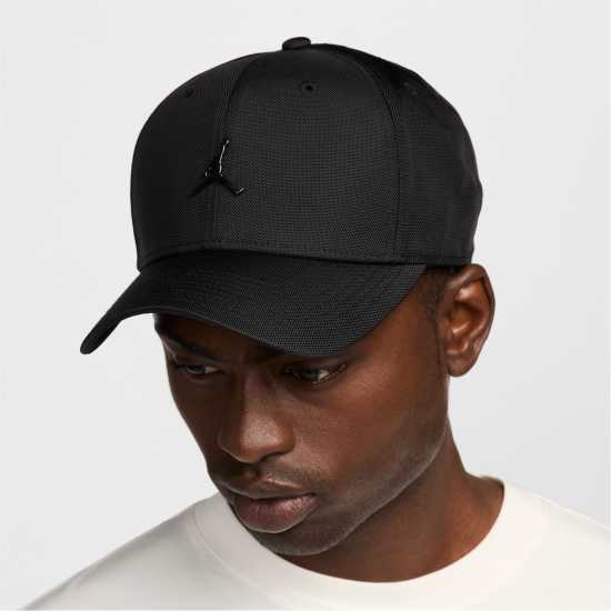 Nike Air Jordan Rise Cap Adjustable Hat Черно 