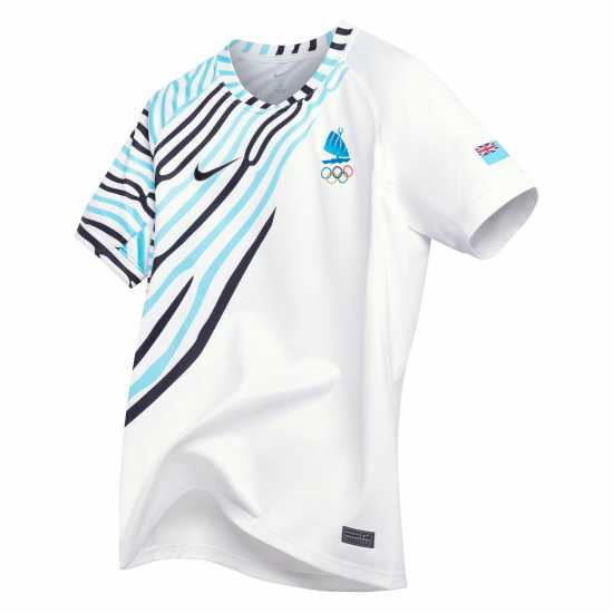 Nike Домакинска Футболна Фланелка Fiji Paris Olympics™ 7S Home Shirt 2024 Mens  