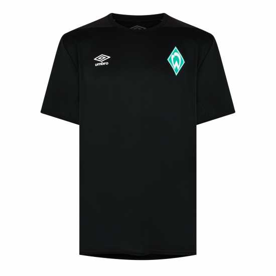 Umbro Werner Bremen Warm Up Shirt 2020 2021 Adults  Мъжко облекло за едри хора