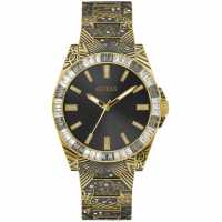 Guess Gents  Throne Black Gold Watch Gw0496G2  Часовници