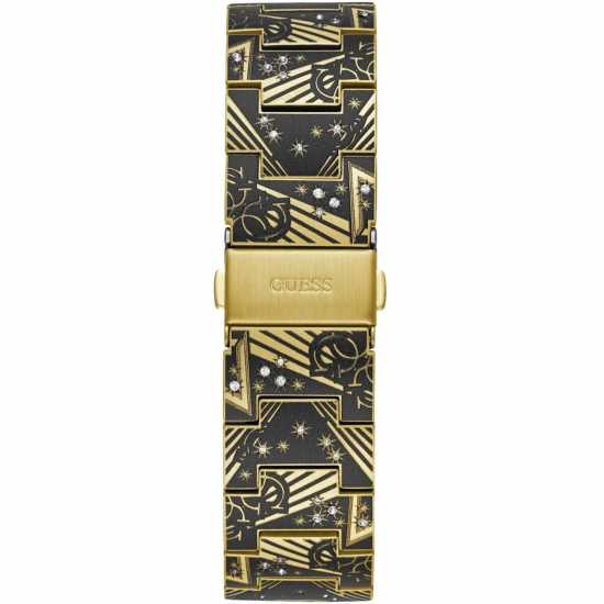 Guess Gents  Throne Black Gold Watch Gw0496G2  Часовници