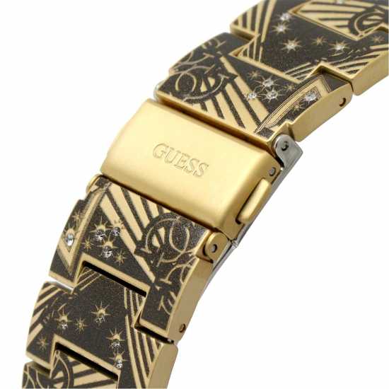 Guess Gents  Throne Black Gold Watch Gw0496G2  Часовници