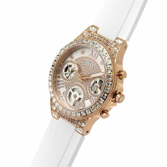 Guess Moonlight White Rose Gold Watch Gw0257L2  Часовници