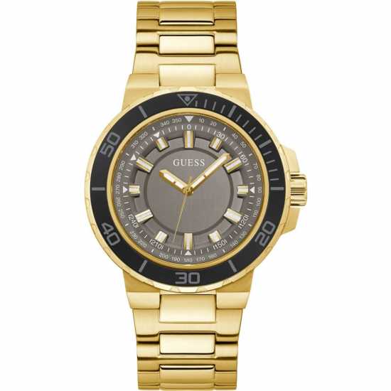 Guess Gents  Track Gold Black Watch Gw0426G2  Часовници