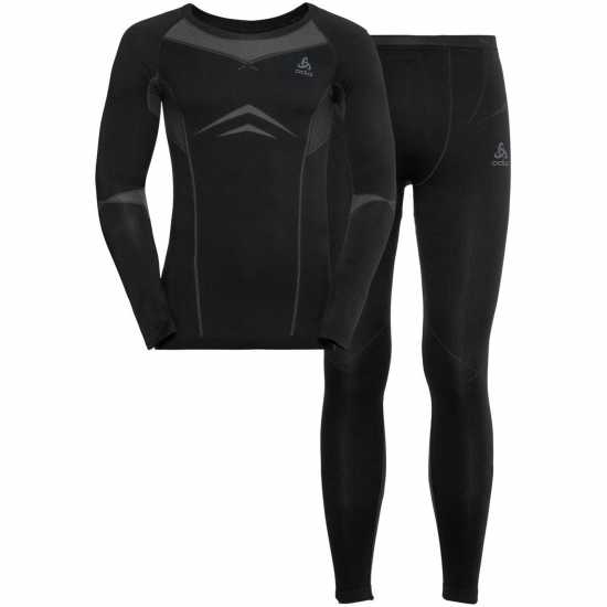 Odlo Performance Baselayer Set Mens Черно Мъжко термално бельо