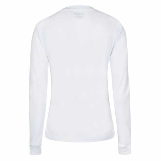 Campri Дамска Термо Блуза Thermal Top Ladies White Дамски долни дрехи