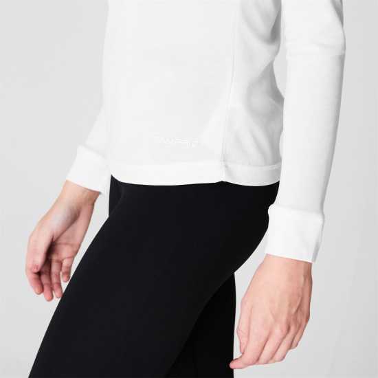 Campri Дамска Термо Блуза Thermal Top Ladies White Дамски долни дрехи