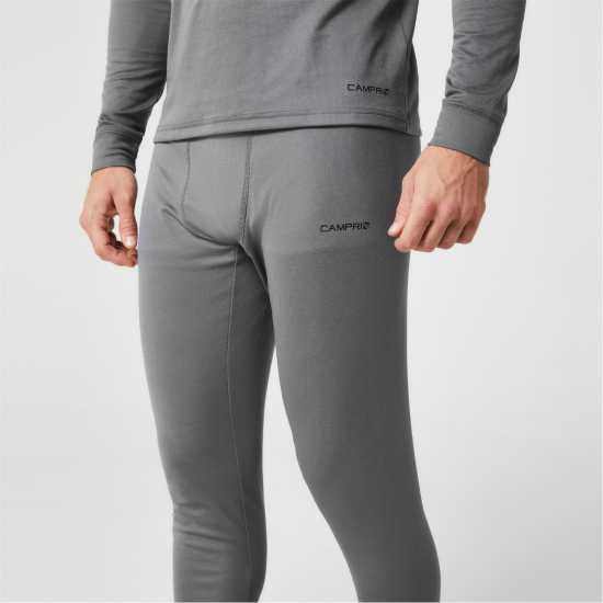 Campri Мъжко Термо Долнище Thermal Pant Mens Сиво Мъжки долни дрехи