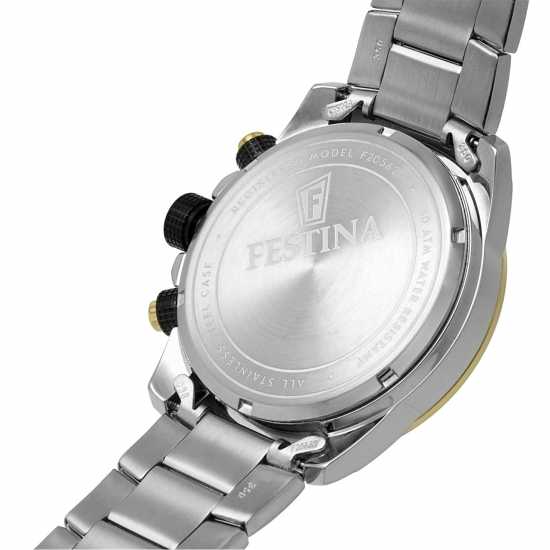 Festina Chronograph Two-Tone Gold Dial Watch  Часовници