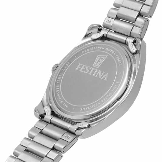 Festina Silver Red Face Watch  Часовници