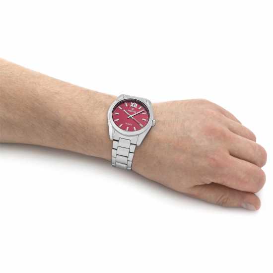 Festina Silver Red Face Watch  Часовници