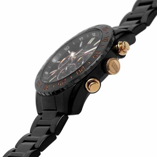 Festina Ръчен Часовник С Хронограф Black And Gold Chronograph Watch  Часовници