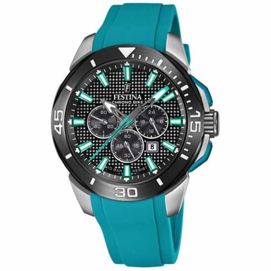 Festina Chrono Bike 2022 Blue Rubber Strap  Часовници