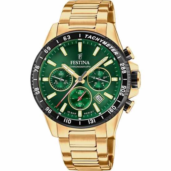 Festina Ръчен Часовник С Хронограф Timeless Chronograph Watch F20634/4  Часовници