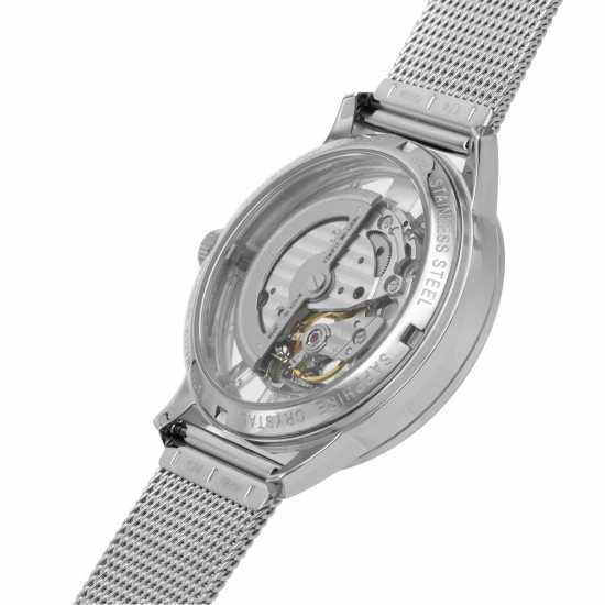 Festina Automatic Silver Skeleton Dial Watch  Часовници