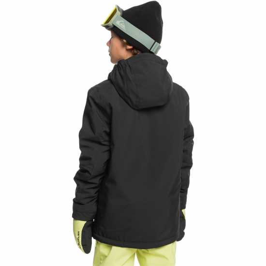 Quiksilver Morton Jkt Jn44 Черно/Лайм Детски ски якета