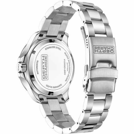 Depth Charge Charge Stainless Steel White Dial Dive Watch  Бижутерия