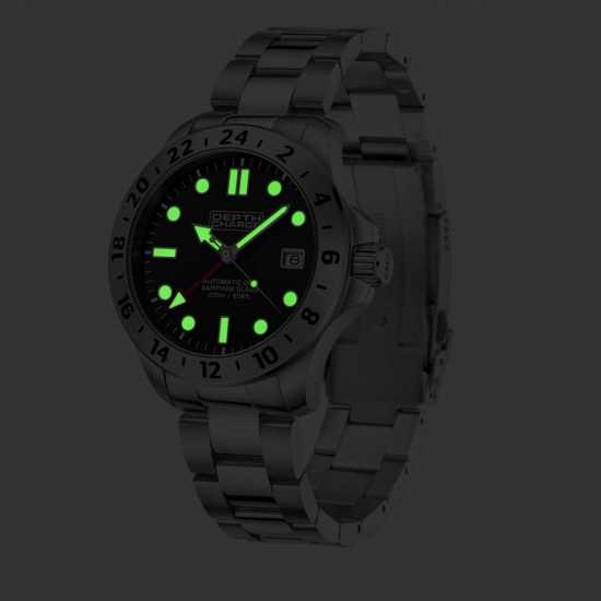 Depth Charge Charge Stainless Steel Silvr Dial Dive Watch  Бижутерия