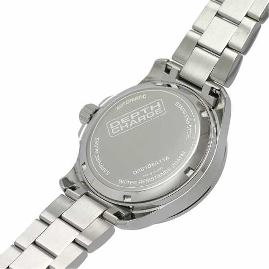 Depth Charge Charge Stainless Steel Silvr Dial Dive Watch  Бижутерия