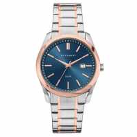 Accurist Blue Dial Two Tone Watch