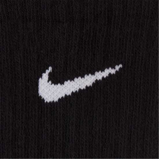 Nike Мъжки Чорапи За Тренировка Performance Cushioned Crew Training Socks (3 Pair) Black Атлетика