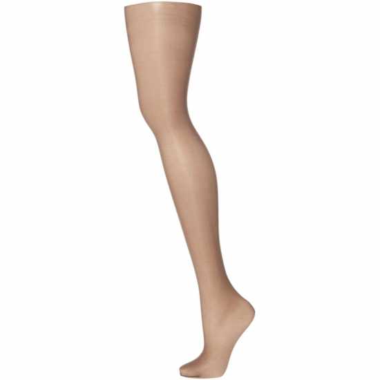 Charnos Elegance 10 Denier Sheer Tights Почти черно 