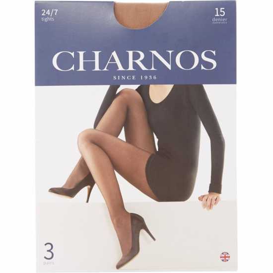 Charnos 24/7 15D Sheer 3Pp Tight Бордово 