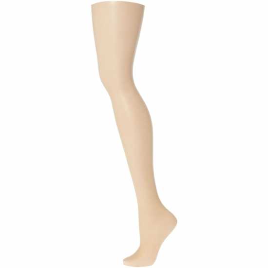 Charnos Simply Bare 7 Denier No Toes Tights Естествена бронза 