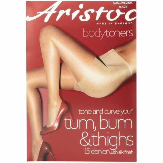 Aristoc Bodytoner Lower Leg 15 Denier Tights Черно 