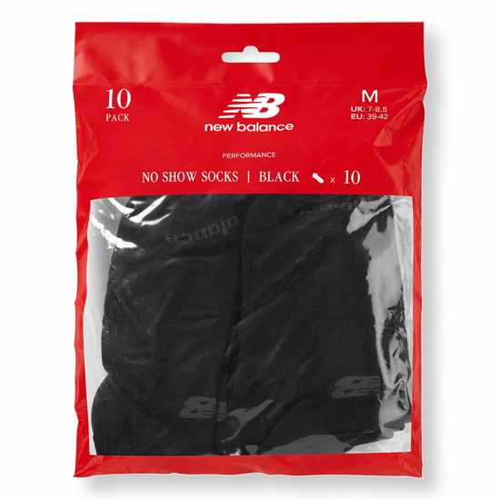 New Balance Pack No-Show Socks Черно Мъжки чорапи