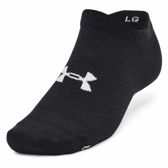 Under Armour Armour Essential 6-Pack No-Show Socks Unisex Черно/Бяло/Сиво Дамски чорапи