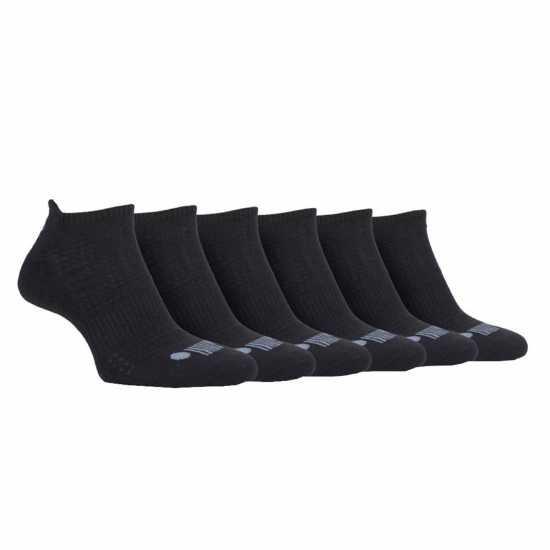 Jeep 6 Pack Trainer Socks Mens Черно Мъжки чорапи