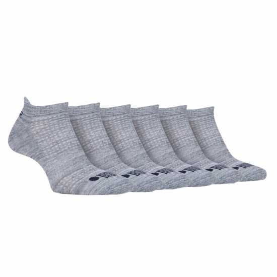 Jeep 6 Pack Trainer Socks Mens Сиво Мъжки чорапи