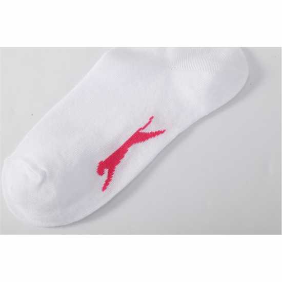 Slazenger 5Бр. Мъжки Чорапи За Маратонки 5 Pack Trainer Socks Junior Ярки асортимент Детски чорапи