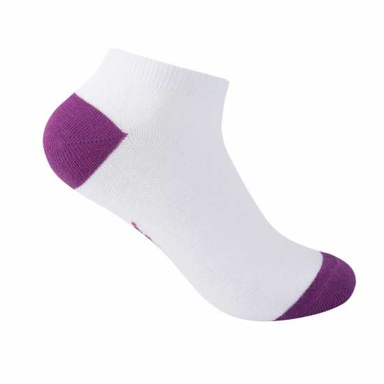 Slazenger Trainer Socks 5 Pack Ladies Ярки асортимент Дамски чорапи