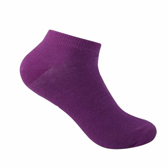 Slazenger Trainer Socks 5 Pack Ladies Ярки асортимент Дамски чорапи