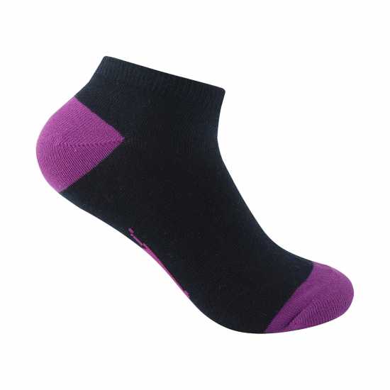 Slazenger Trainer Socks 5 Pack Ladies Ярки асортимент Дамски чорапи