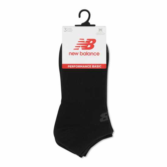 New Balance 3 Pack No Show Socks Черно Мъжки чорапи