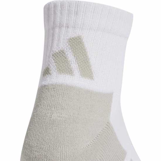 Adidas Aeroready Ankle 6 Pack Socks Mens Бяло/Сиво Мъжки чорапи