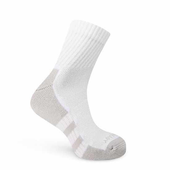 Adidas Aeroready Ankle 6 Pack Socks Junior Gry/White/Black Детски чорапи