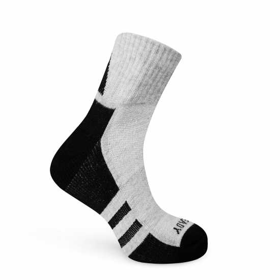 Adidas Aeroready Ankle 6 Pack Socks Junior Gry/White/Black Детски чорапи