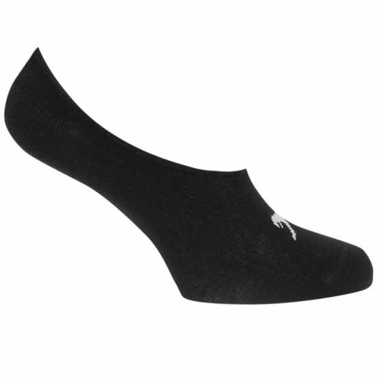 Slazenger Invisible 5 Pack Socks Ladies Черно Дамски чорапи