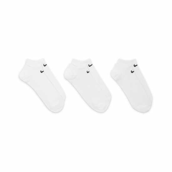 Nike Lightweight No-Show Sock (3 Pair) White Атлетика