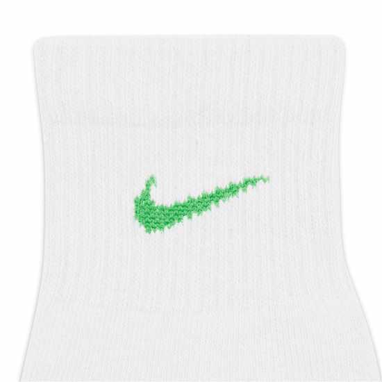 Nike Everyday Plus Cushioned Training Ankle Socks (3 Pairs) Бяло Мъжки чорапи