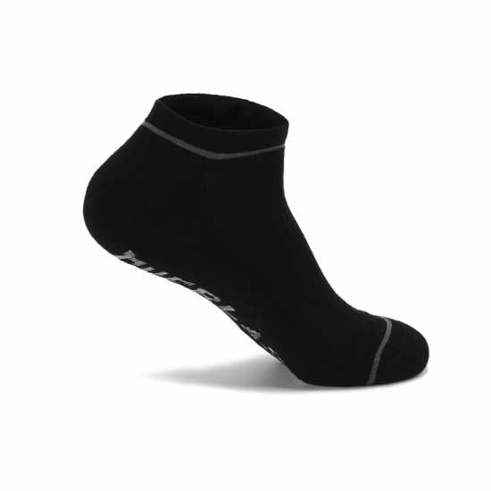 Everlast 6 Pack Trainers Socks Mens Черно Висящо Мъжки чорапи