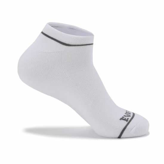 Everlast 6 Pack Trainers Socks Mens Бяла чанта Мъжки чорапи