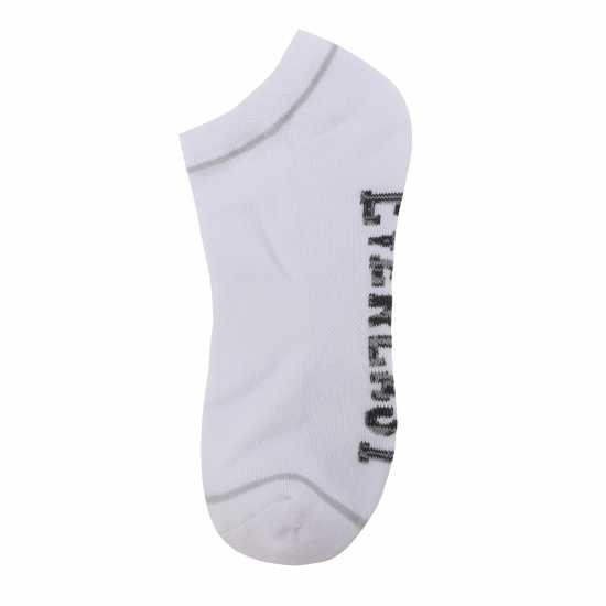 Everlast 6 Pack Trainers Socks Mens Бяла чанта Мъжки чорапи