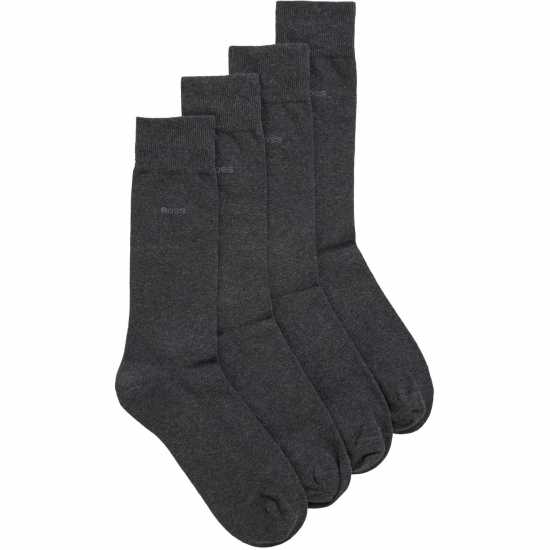 Hugo Boss Boss 2 Pack Plain Socks Угъл 012 Fathers Day