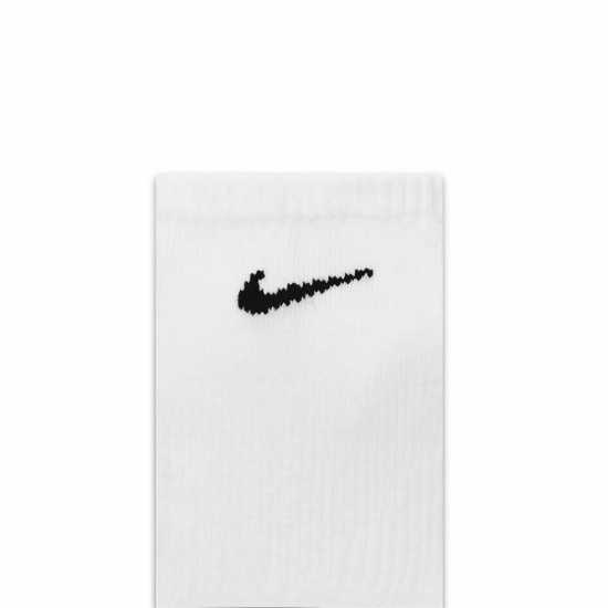 Nike Everyday Plus Cushioned Training No-Show Socks (6 Pairs) Бяло Мъжки чорапи