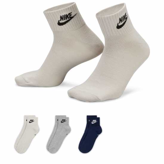 Nike Everyday Essential Ankle Socks (3 Pairs) Многоцветно Мъжки чорапи